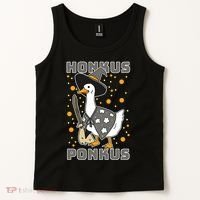 Honkus Ponkus Funny Duck Halloween Tank Top thumb 2