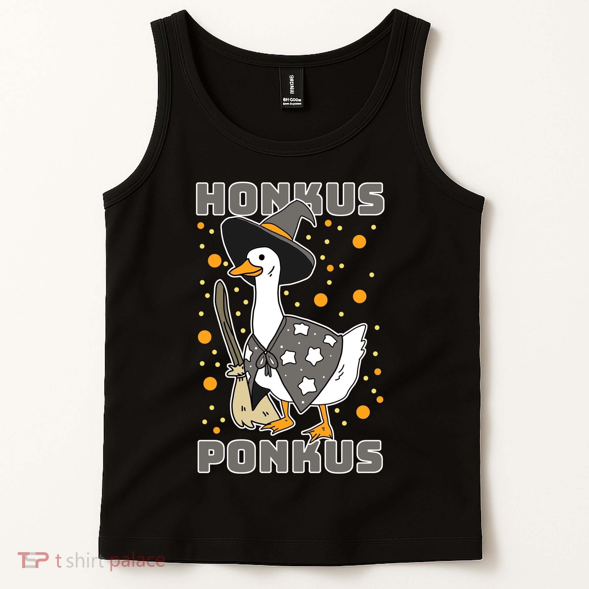 Honkus Ponkus Funny Duck Halloween Tank Top