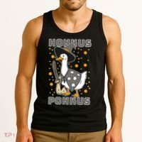 Honkus Ponkus Funny Duck Halloween Tank Top thumb 3