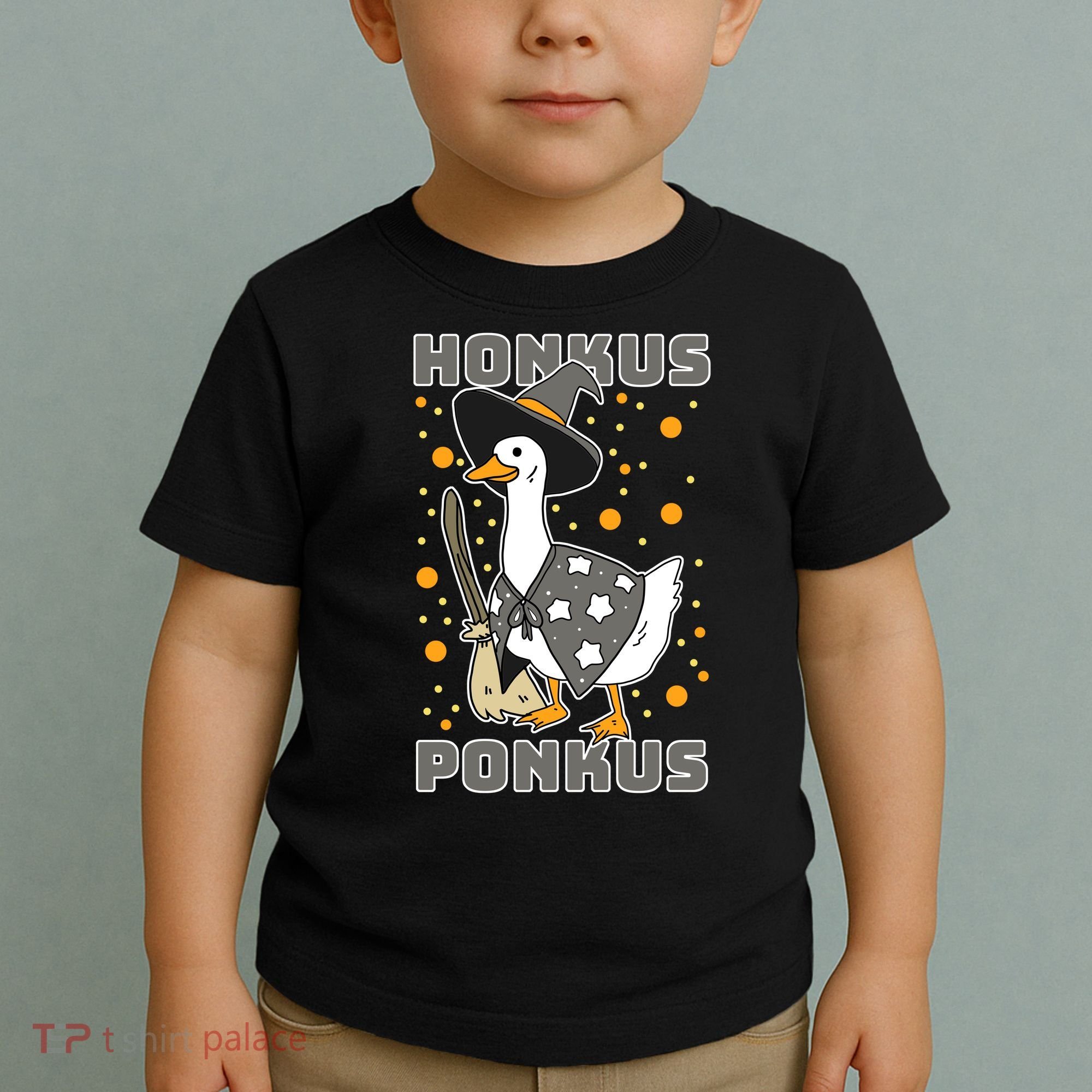 Honkus Ponkus Funny Duck Halloween Toddler T-Shirt