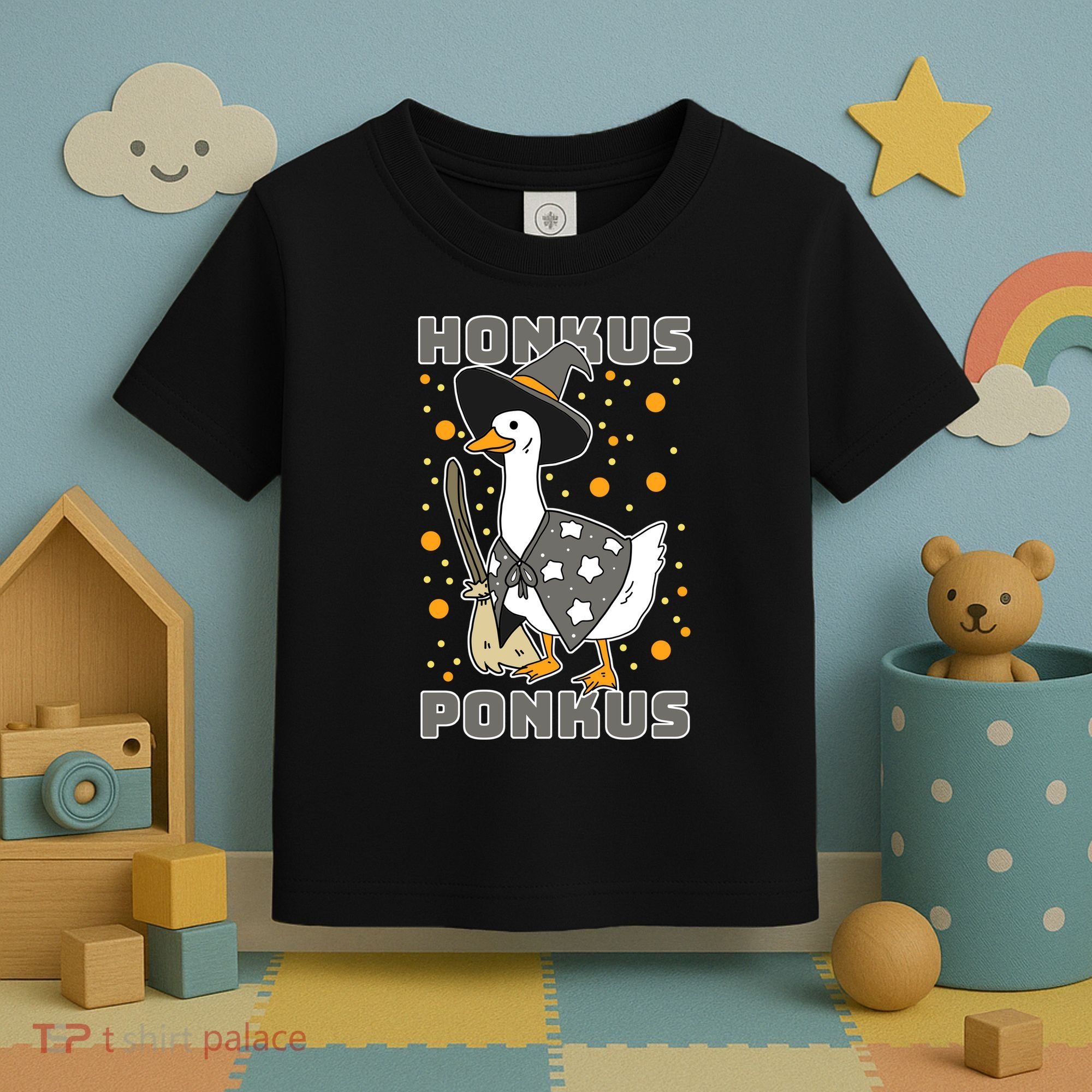 Honkus Ponkus Funny Duck Halloween Toddler T-Shirt