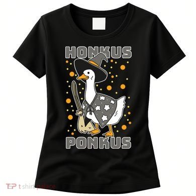 Honkus Ponkus Funny Duck Halloween Women's T-Shirt