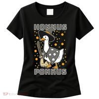 Honkus Ponkus Funny Duck Halloween Women's T-Shirt thumb 0