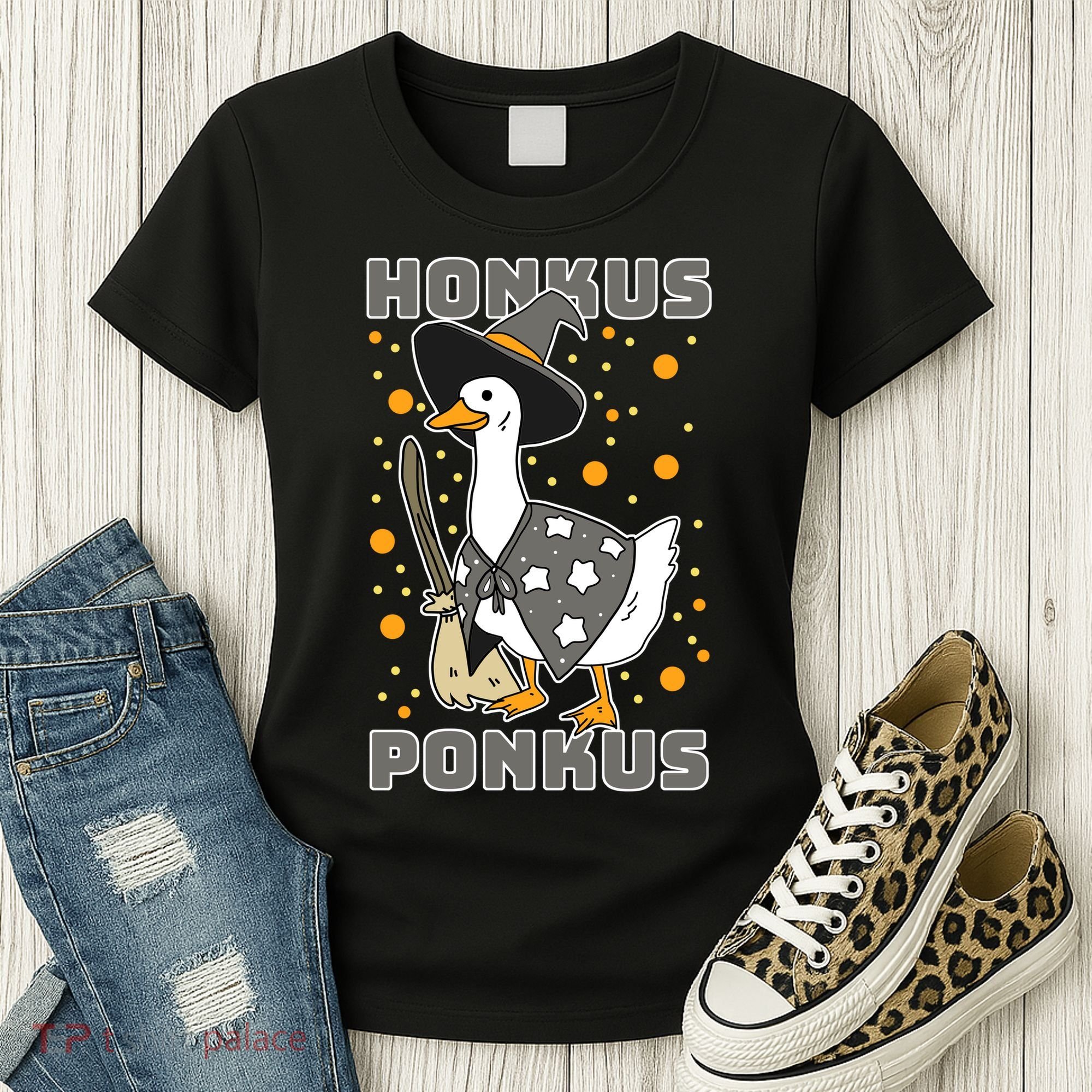 Honkus Ponkus Funny Duck Halloween Women's T-Shirt