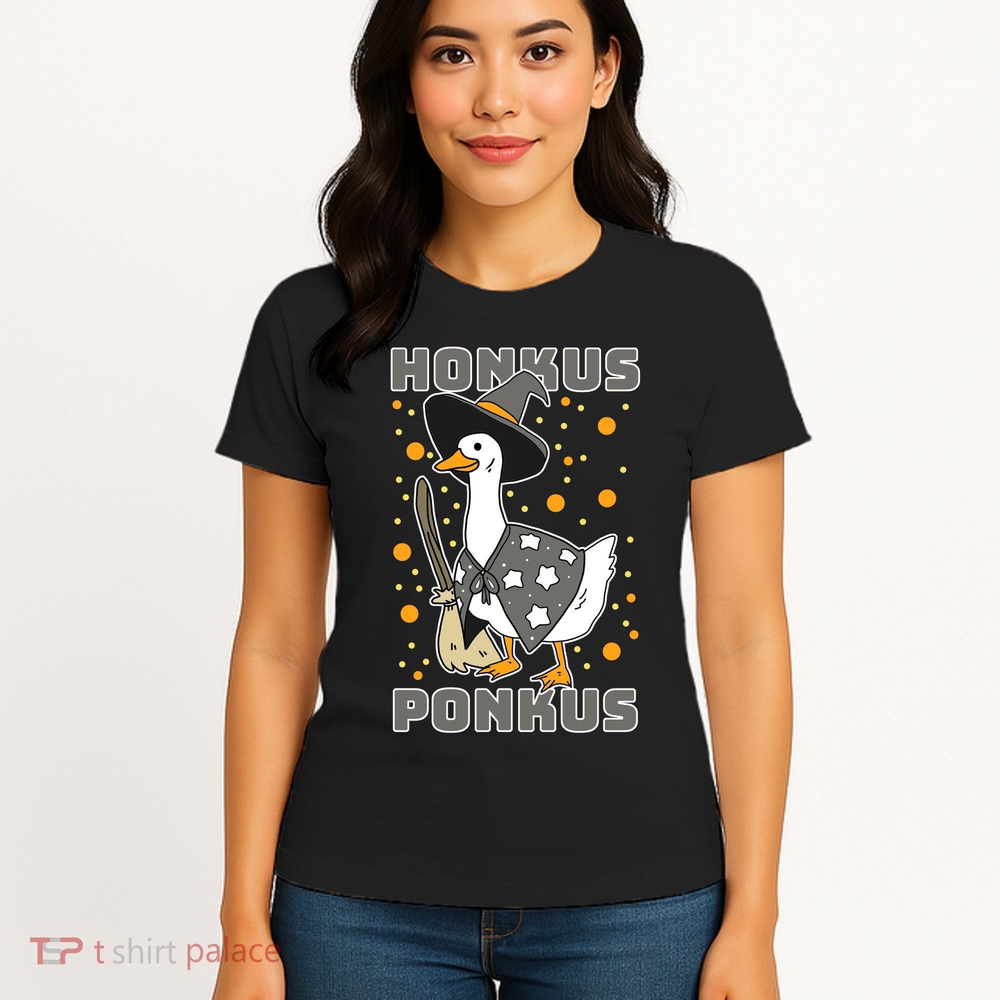 Honkus Ponkus Funny Duck Halloween Women's T-Shirt