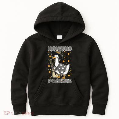 Honkus Ponkus Funny Duck Halloween Kids Hoodie