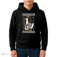 Honkus Ponkus Funny Duck Halloween Kids Hoodie thumb 4