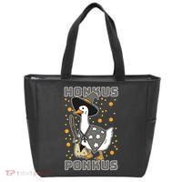 Honkus Ponkus Funny Duck Halloween Tote Bag thumb 0