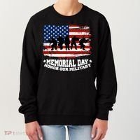 Honor Our Military  Memorial Day Women's Sweatshirt thumb 0