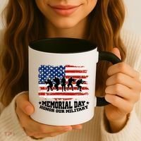 Honor Our Military  Memorial Day Coffee Mug thumb 3