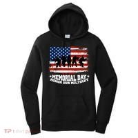 Honor Our Military  Memorial Day Women's Hoodie thumb 0
