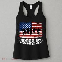 Honor Our Military  Memorial Day Women's Tank Top thumb 3