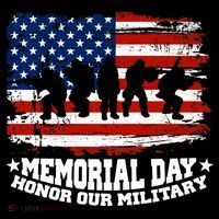 Honor Our Military  Memorial Day Women's Tank Top thumb 5