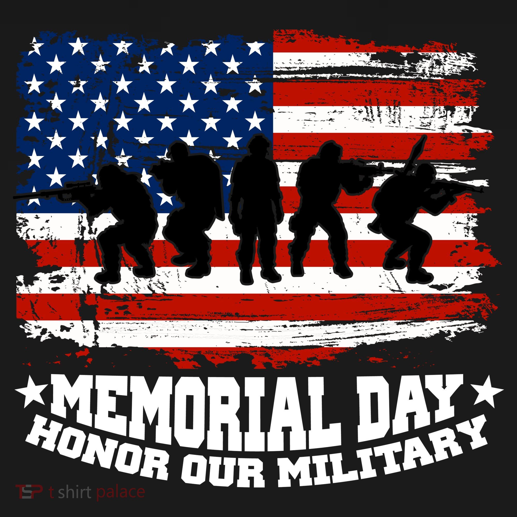 Honor Our Military  Memorial Day Toddler Hoodie