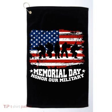 Honor Our Military  Memorial Day Golf Towel