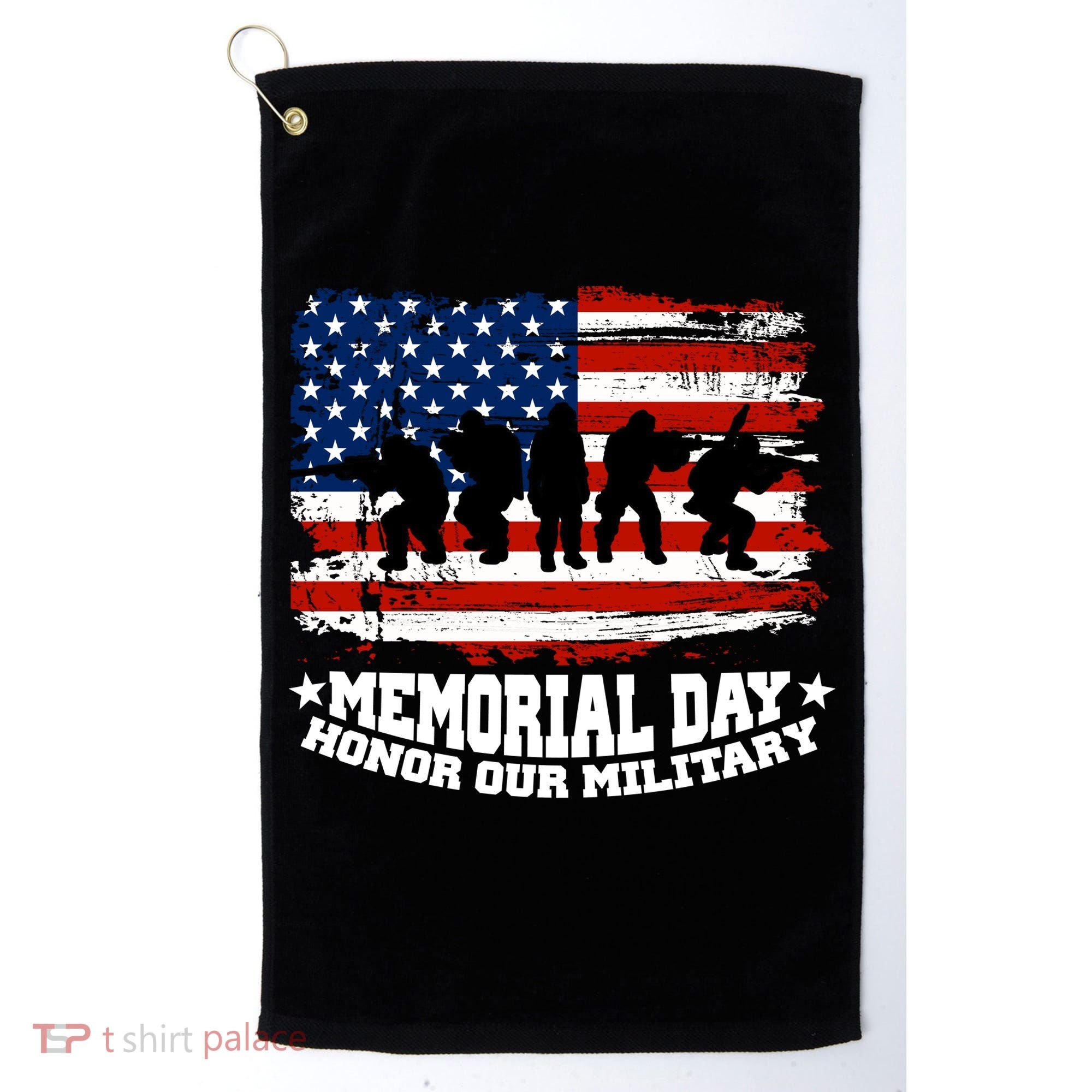 Honor Our Military  Memorial Day Golf Towel