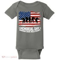 Honor Our Military  Memorial Day Baby Bodysuit thumb 0