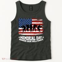 Honor Our Military  Memorial Day Tank Top thumb 2