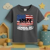 Honor Our Military  Memorial Day Toddler T-Shirt thumb 3