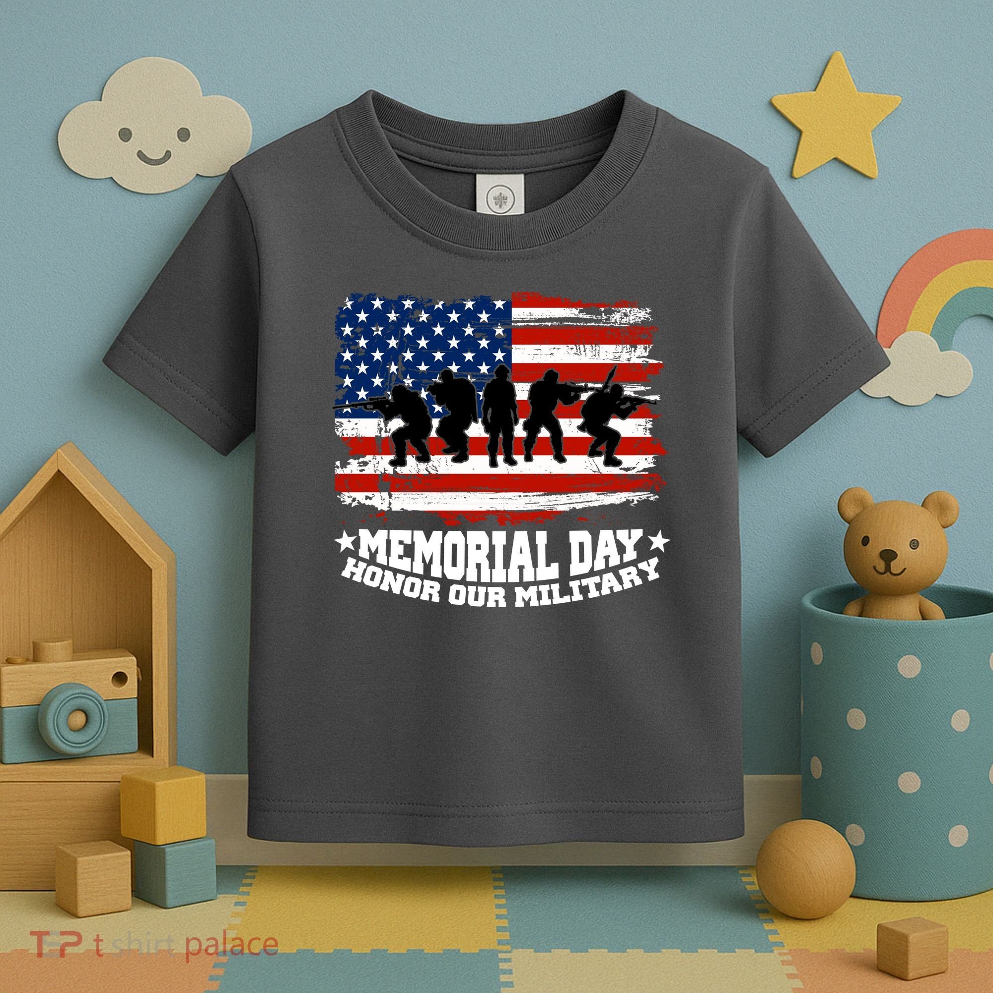 Honor Our Military  Memorial Day Toddler T-Shirt