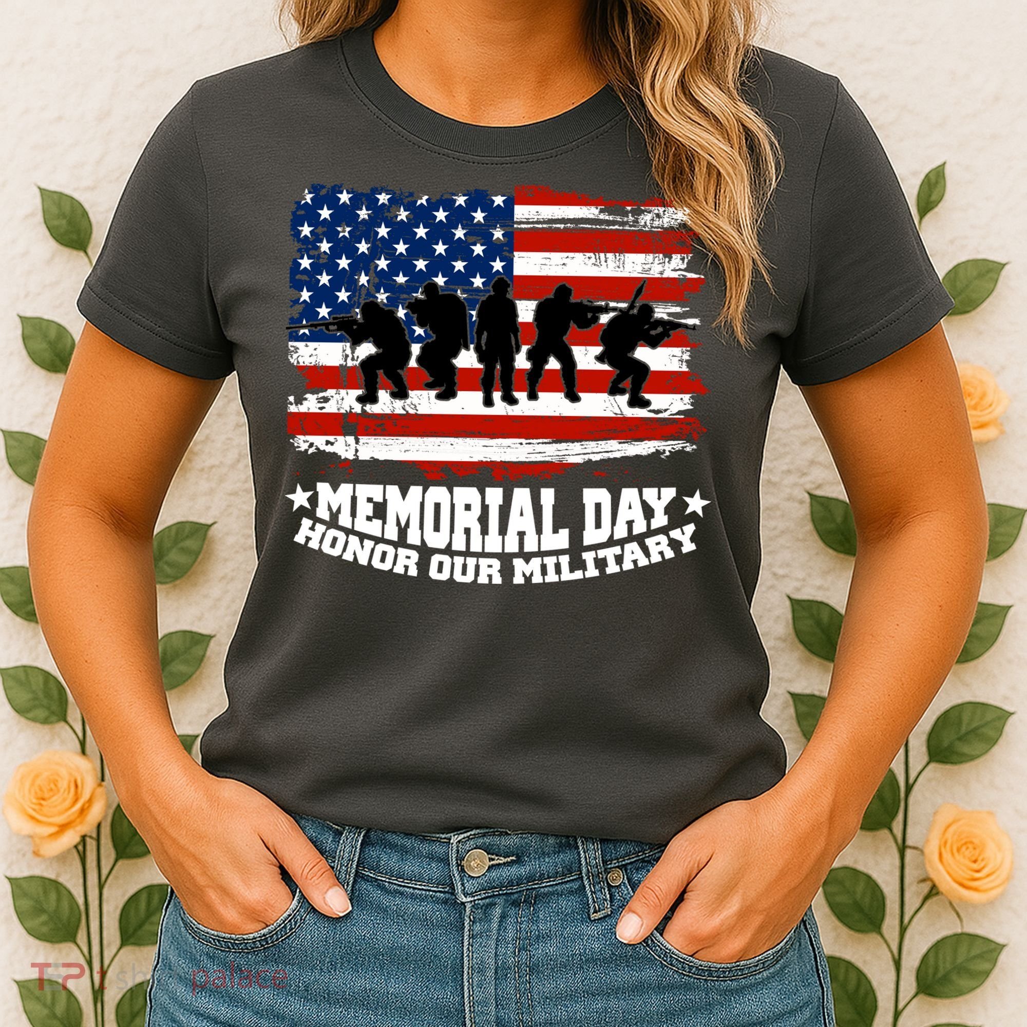 Honor Our Military  Memorial Day Women's T-Shirt
