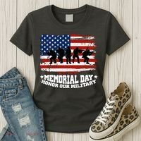 Honor Our Military  Memorial Day Women's T-Shirt thumb 3