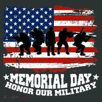 Honor Our Military  Memorial Day Kids Sweatshirt thumb 2