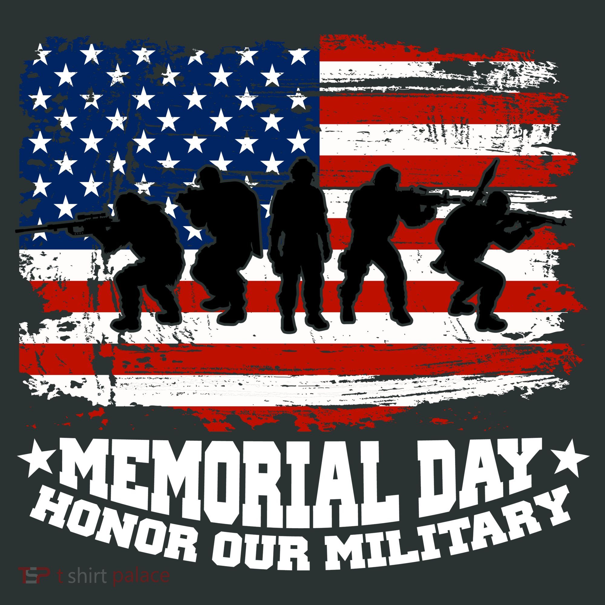 Honor Our Military  Memorial Day Kids Hoodie