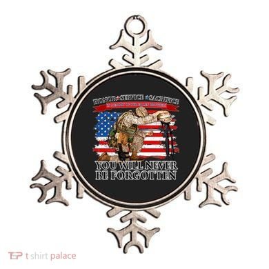 Honor Service Sacrifice You Will Never Be Forgotten Ornament