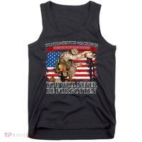 Honor Service Sacrifice You Will Never Be Forgotten Tank Top thumb 0