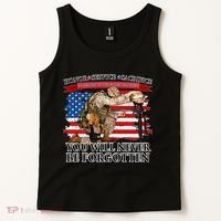 Honor Service Sacrifice You Will Never Be Forgotten Tank Top thumb 2