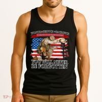 Honor Service Sacrifice You Will Never Be Forgotten Tank Top thumb 3