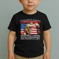 Honor Service Sacrifice You Will Never Be Forgotten Toddler T-Shirt thumb 2