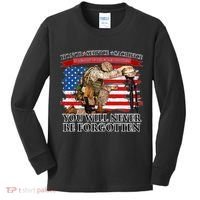 Honor Service Sacrifice You Will Never Be Forgotten Kids Long Sleeve Shirt thumb 0