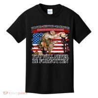 Honor Service Sacrifice You Will Never Be Forgotten Kids T-Shirt thumb 0