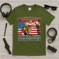 Honor Service Sacrifice You Will Never Be Forgotten T-Shirt thumb 5
