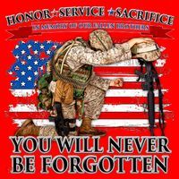 Honor Service Sacrifice You Will Never Be Forgotten Santa Hat thumb 1