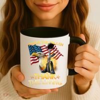 Honor The Fallen Thank The Living Coffee Mug thumb 3