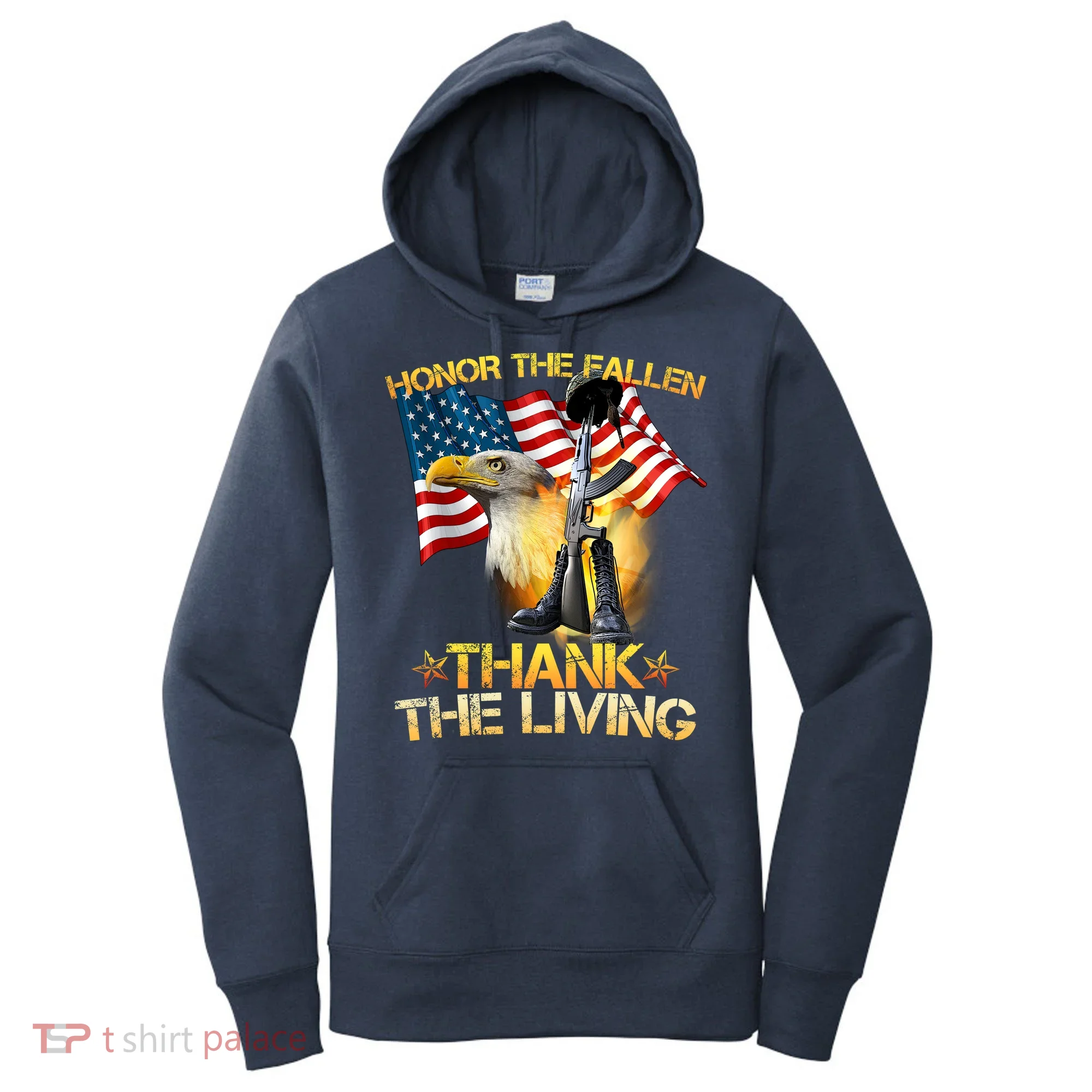 Honor The Fallen Thank The Living Women's Hoodie