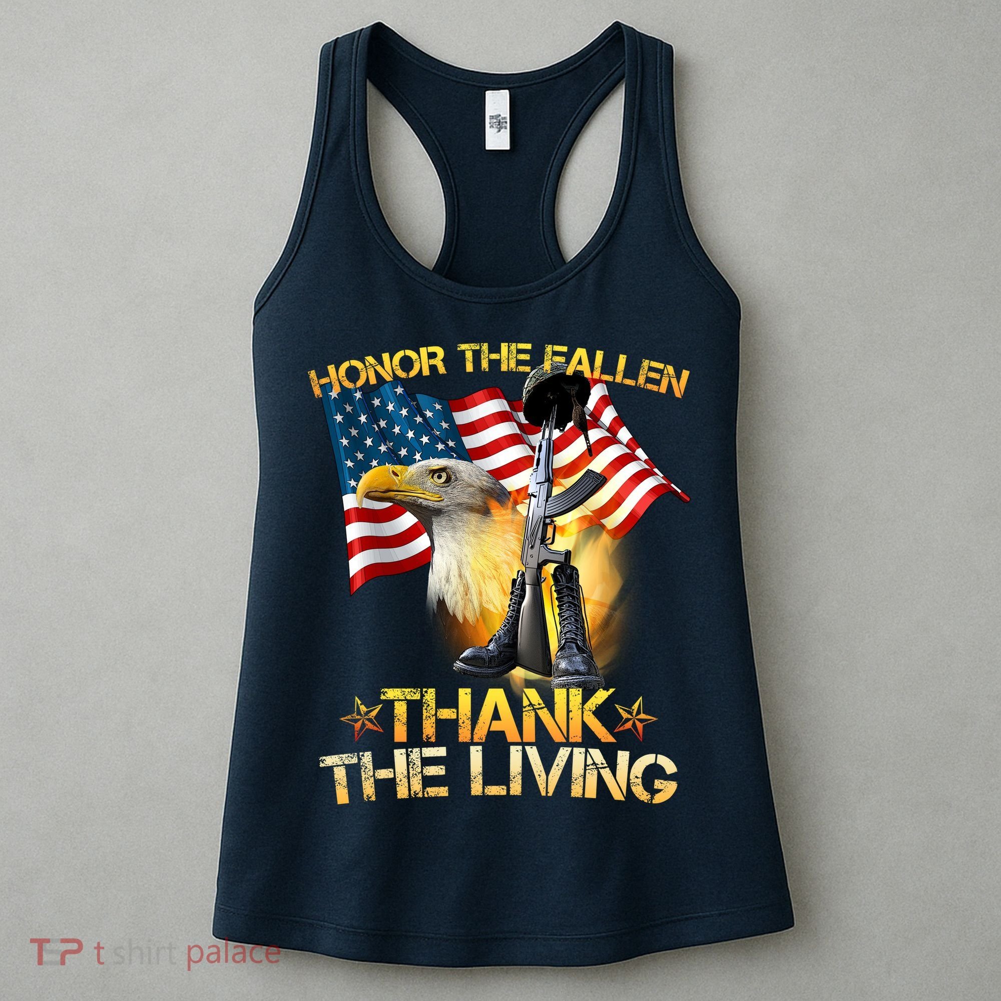 Honor The Fallen Thank The Living Women's Tank Top