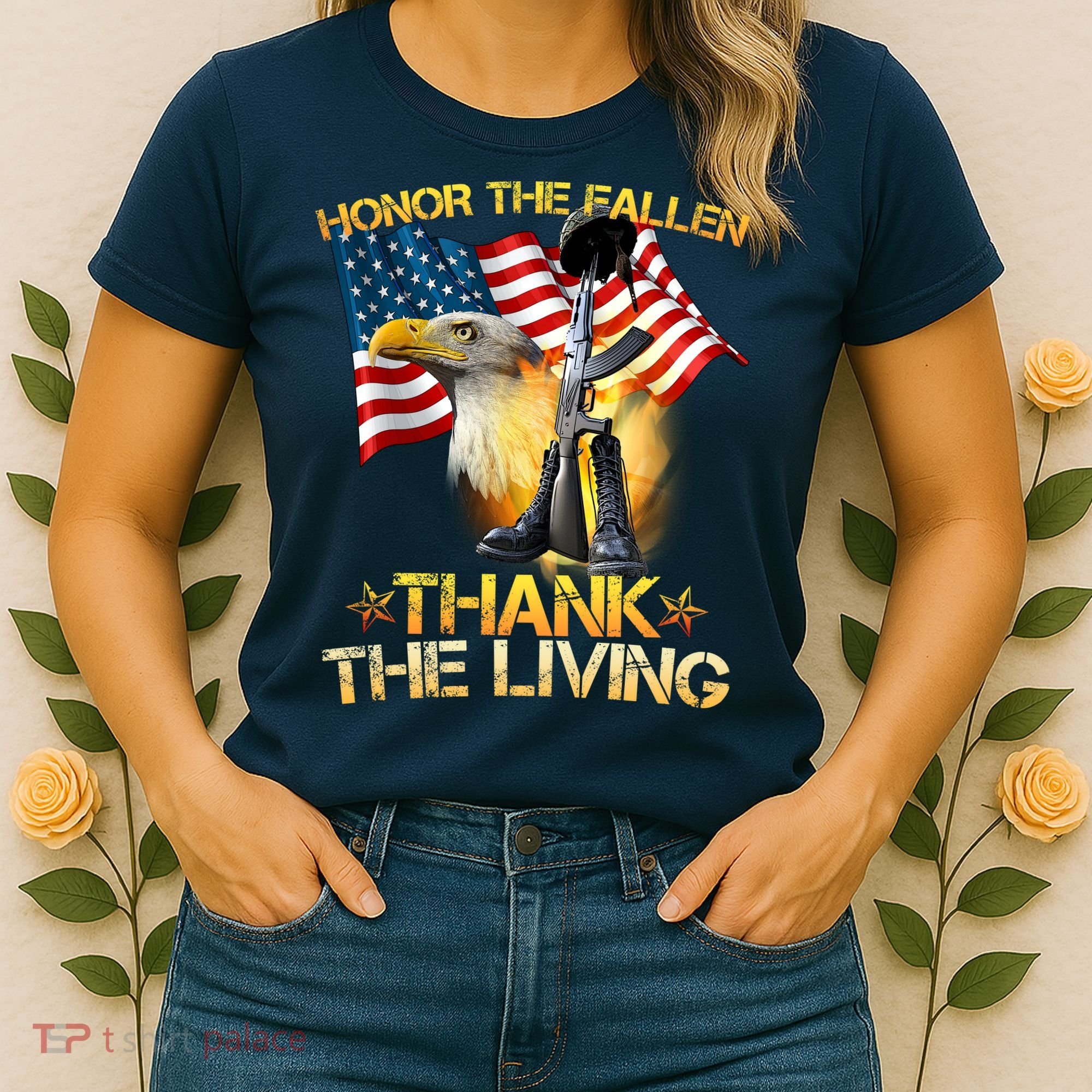 Honor The Fallen Thank The Living Women's T-Shirt
