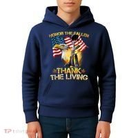 Honor The Fallen Thank The Living Kids Hoodie thumb 4