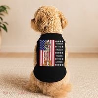 Honor The Fallen Thank The Living Memorial Day Veteran Doggie Tank thumb 2