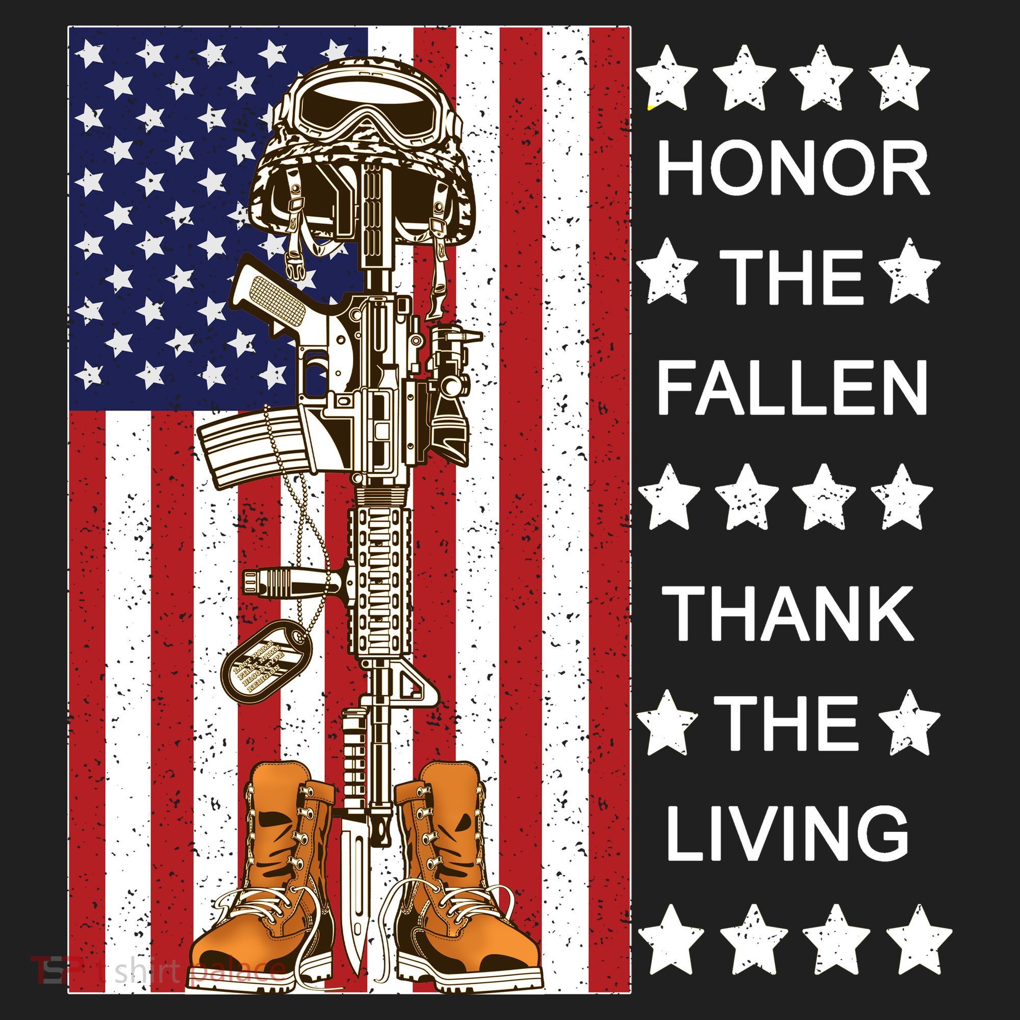 Honor The Fallen Thank The Living Memorial Day Veteran Hat