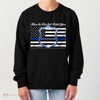 Honor The Lives That Protect Yours Blue Lives Matter Women's Sweatshirt thumb 0