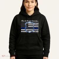 Honor The Lives That Protect Yours Blue Lives Matter Hoodie thumb 5
