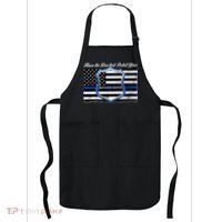 Honor The Lives That Protect Yours Blue Lives Matter Apron thumb 0