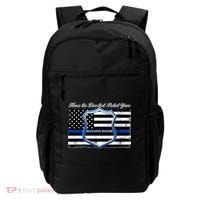 Honor The Lives That Protect Yours Blue Lives Matter Backpack thumb 0