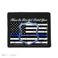 Honor The Lives That Protect Yours Blue Lives Matter Mousepad thumb 0