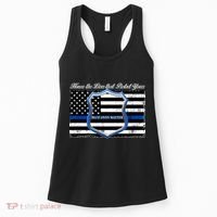 Honor The Lives That Protect Yours Blue Lives Matter Women's Tank Top thumb 0